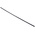 RS PRO Black Acetal Rod, 1m x 16mm Diameter
