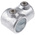 RS PRO T-Connector Connecting Component, Strut Profile Type 1, Round Tube Size Type 1