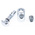 Bosch Rexroth D17 90° Connector Connecting Component, Strut Profile 40 mm, 45 mm, 50 mm, 60 mm, Groove Size 10mm