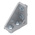 Bosch Rexroth M8 Angle Bracket Connecting Component, Strut Profile 40 mm, Groove Size 10mm