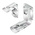 Bosch Rexroth M8 Inner Bracket Connecting Component, Strut Profile 40 mm, 45 mm, 50 mm, 60 mm, Groove Size 10mm