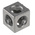Bosch Rexroth M6 Corner Cube Kit Connecting Component, Strut Profile 30 mm, Groove Size 8mm