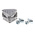 Bosch Rexroth M8 Angle Bracket Connecting Component, Strut Profile 40 mm, Groove Size 10mm