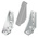 Bosch Rexroth M8 Foundation Bracket Connecting Component, Strut Profile 40 mm, Groove Size 10mm