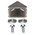 Bosch Rexroth M4 Angle Bracket Connecting Component, Strut Profile 20 mm, Groove Size 6mm
