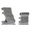 Bosch Rexroth Aluminium Door Hinge, 8mm Slot, 55 mm Strut Profile
