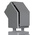 Bosch Rexroth 45° Connector Connecting Component, Strut Profile 40 x 40 mm, Groove Size 10mm