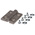 Bosch Rexroth Aluminium, Die Cast Aluminium Door Hinge, MGE, 6mm Slot, 20 mm Strut Profile
