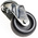 Bosch Rexroth M12 Thread Plastic Castor Wheels, 10mm Groove