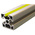 Bosch Rexroth Yellow PVC Cover Strip, 10mm Groove Size, 2m Length