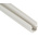 RS PRO Grey PP Cover Strip, 8mm Groove Size, 2m Length