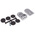 RS PRO Glass Panel Clamp, 30, 40, 6mm Slot