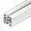 Bosch Rexroth Silver Aluminium Profile Strut, 40 x 40 mm, 10mm Groove, 3000mm Length