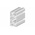 RS PRO Silver Aluminium Profile Strut, 40 x 80 mm, 8mm Groove, 3000mm Length