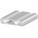 RS PRO Silver Aluminium Profile Strut, 80 x 16 mm, 8mm Groove, 3000mm Length
