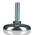 Bosch Rexroth M16 Thread Steel Adjustable Foot, 10mm Groove