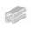 RS PRO Silver Aluminium, Anodized Profile Strut, 40 x 40 mm, 10mm Groove, 3m Length