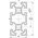 RS PRO Silver Aluminium, Anodized Profile Strut, 40 x 80 mm, 10mm Groove, 3m Length
