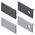 Bosch Rexroth Grey PP Cover Cap, 40 x 80 Strut Profile, 10mm Groove