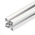 Bosch Rexroth Silver Aluminium Profile Strut, 30 x 30 mm, 8mm Groove, 3000mm Length