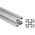 Bosch Rexroth Silver Aluminium Profile Strut, 45 x 45 mm, 10mm Groove, 2000mm Length