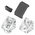 Bosch Rexroth Black Polypropylene Angle Bracket Cap, 30 mm Strut Profile, 8mm Groove