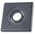 Bosch Rexroth Black Polypropylene End Cap, 45 x 45 mm Strut Profile, 10mm Groove