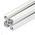Bosch Rexroth Silver Aluminium Profile Strut, 40 x 40 mm, 10mm Groove, 3000mm Length