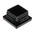 RS PRO Black Square Tube Plug, 30mm