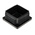 RS PRO Black Square Tube Plug, 38mm