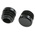 RS PRO Black Round Tube Plug