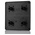 Bosch Rexroth Black Polypropylene End Cap, 90 mm Strut Profile, 10mm Groove