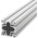 Bosch Rexroth Silver Aluminium Profile Strut, 80 x 80 mm, 10mm Groove, 3000mm Length