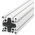 Bosch Rexroth Silver Aluminium Profile Strut, 90 x 90 mm, 10mm Groove, 3000mm Length