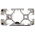 RS PRO Silver Aluminium Profile Strut, 30 x 60 mm, 6mm Groove, 2000mm Length