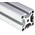 RS PRO Silver Aluminium Profile Strut, 40 x 40 mm, 8mm Groove, 2000mm Length
