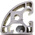 RS PRO Silver Aluminium Profile Strut, 40 x 40 mm, 8mm Groove, 2000mm Length