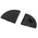 RS PRO Black End Cap, 40 x 40R Strut Profile, 8mm Groove
