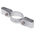 RS PRO Cast Iron Round Tube Panel Clip, 48.3mm OD