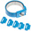 RS PRO ESD Grounding Wrist Strap & Cord Set With 10 mm Socket, 10 mm Stud
