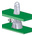 CRLCBSR 12 01, 19mm High Nylon PCB Support Pillar for 4mm PCB Hole, 12.7mm Base