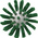 Vikan Green Bottle Brush, 145mm x 63mm