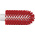 Vikan Red Bottle Brush, 145mm x 63mm