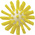 Vikan Yellow Bottle Brush, 145mm x 63mm