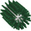 Vikan Green Bottle Brush, 155mm x 77mm