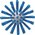 Vikan Blue Bottle Brush, 155mm x 77mm