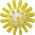 Vikan Yellow Bottle Brush, 140mm x 50mm