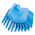 Vikan Medium Bristle Blue Scrubbing Brush, 41mm bristle length, Polyester bristle material