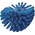 Vikan Hard Bristle Blue Scrubbing Brush, 40mm bristle length, Polyester bristle material