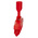 Vikan Very Hard Bristle Red Scrubbing Brush, 40mm bristle length, Polyester bristle material